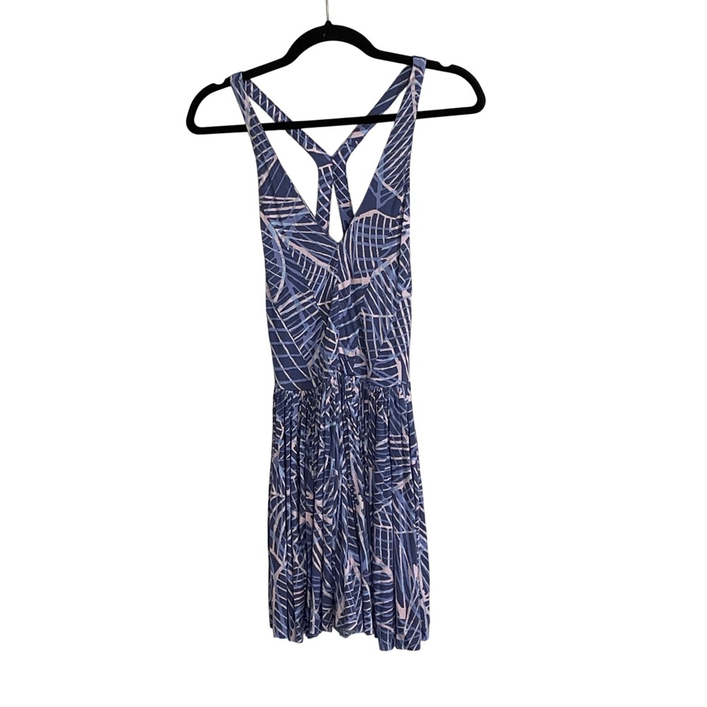Kimchi Blue Urban Outfitters Blue Abstract Print Strappy Back‎ Romper Small